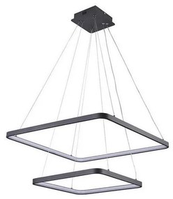 Lustră LED dimabilă pe cablu LED/90W/230V 3000-6500K + telecomandă