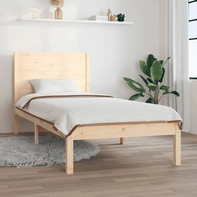 3104138 vidaXL Cadru de pat, 90x200 cm, lemn masiv de pin