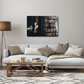Tablou - La bibliotecă (90x60 cm)