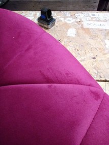 OFERTA Scaun de birou visiniu AVOLA VELVET II. calitate