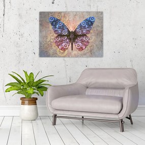 Tablou - Fluture steampunk (70x50 cm)