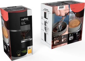Aparat de cafea de voiaj Cafflano Classic (negru) + râșniță