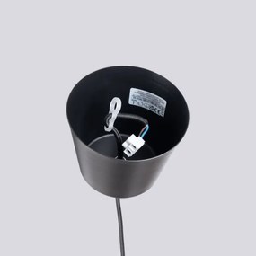 Lustră pe cablu Sollux SL.1703 BILO 1xE27/15W/230V d. 35 cm negru