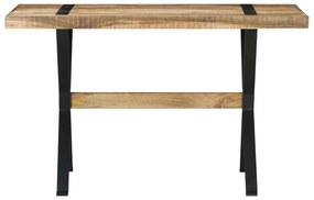 321604 vidaXL Masă de bucătărie, 120 x 60 x 76 cm, lemn de mango nefinisat