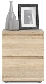 Noptieră cu aspect de lemn de stejar Tvilum Nova