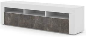 Masă TV Moderno (alb + beton). 1124838