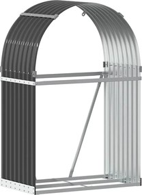 vidaXL Suport pentru lemne, antracit, 80x45x120 cm, oțel galvanizat
