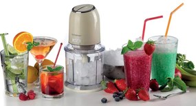 Tocator alimente Ariete VINTAGE 0438/03, 400W, 600 ml, 2 viteze, Otel inoxidabil, Bej