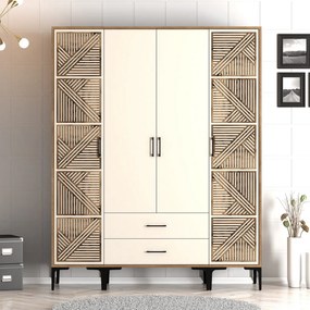 Dulap de haine Kiara PTP (Nuc + Crem). 1088478