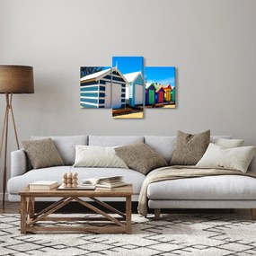 Tablou - Plaja Brighton, Melbourne, Australia (90x60 cm)