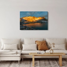 Tablou cu peisaj montan (90x60 cm)