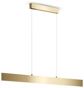 Lustra LED suspendata design modern Step auriu