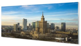 Tablouri acrilice Panorama de zgârie-nori Varșovia