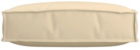 vidaXL Pernă pentru șezut din paleți Bej 60 x 60 x 12 cm Tafeta Oxford