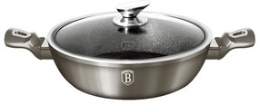 Cratita cu capac 24 cm Carbon Metallic Line Berlinger Haus BH 1240N