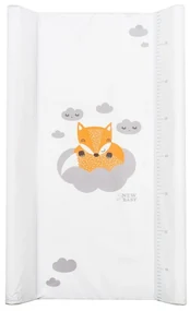 Saltea de înfășat New Baby Fox alb , 80 x 50 cm