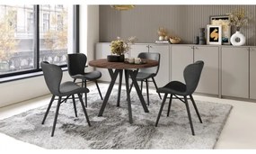 Masă extensibilă de dining ARTUR stejar/negru