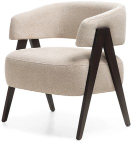 Fotoliu design bej MIZU
