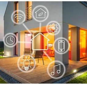 Prelungitor 1,8 m cu întrerupător + 4xUSB/Wi-Fi Tuya SCHUKO
