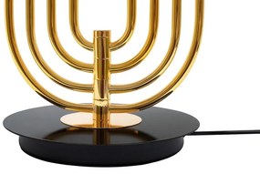 Veioza, Lampa decorativa BOTEGA negru/ auriu