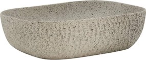 vidaXL Lavoar de blat gri 48x37,5x13,5 cm, ceramică, dreptunghi