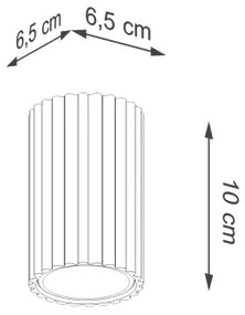 Spot Brilagi CRESTO 1xGU10/10W/230V 10 cm auriu