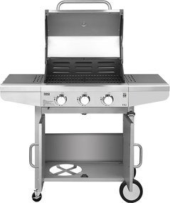 Grill gaz 3 arzatoare bbq 3001 master grill teesa