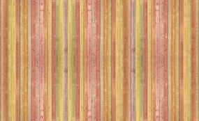 Fototapet - Textura - Scăndura colorată (152,5x104 cm), în 8 de alte dimensiuni noi