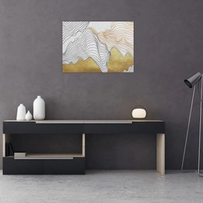 Tablou pe sticlă - Decor III. (70x50 cm)