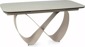 Masa extensibilă Infinity Ceramic bej mat/cașmir L160-240xl95 cm