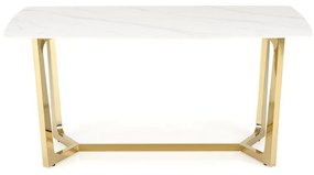 Masa Clemente alb/gold L160 x l90 x H76