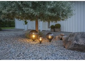 Lampă de exterior MONTEROLLO SMOKE 1xE27/40W/230V d. 30 cm IP44 Eglo 900202