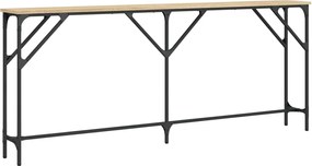 vidaXL Masă consolă, stejar sonoma, 180x23x75 cm, lemn prelucrat