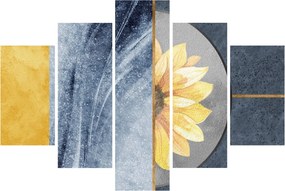Tablou - Forme și flori (150x105 cm)
