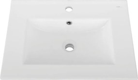 Dulap fără chiuvetă în culoare naturală suspendat cu aspect de lemn de stejar 60x52 cm Wisla – Støraa