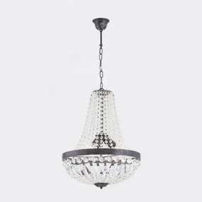 Lustră de cristal pe lanț Orion HL 6-1497/3 ARILA 3xE27/60W/230V maro/patină