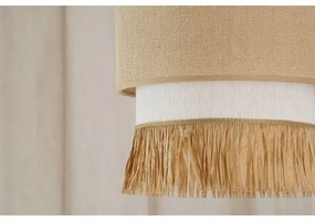 Brilagi - Candelabru pe cablu WINNETOU BOHO 1xE27/15W/230V pr. 25 cm maro/crem