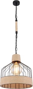 Lustră pe lanț Globo 15674H1 HALIA 1xE27/60W/230V