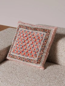 Pernă decorativă din bumbac, cu imprimeu floral, Sumak