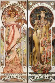 Poster Moet & Chandon, Alfons Mucha