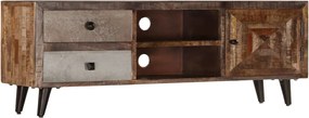 vidaXL Comodă TV, 118x30x40 cm, lemn masiv de mango