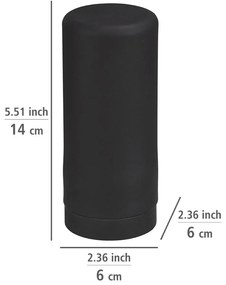 Dozator / dispenser de săpun din silicon Wenko Easy Squeez-e, negru
