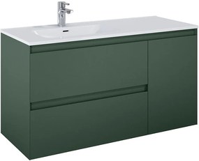 Elita Split dulap 120x45.8x63.5 cm sub chiuveta pe perete verde 169015