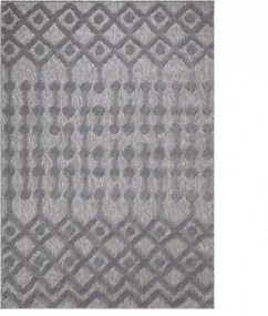 Covor 58388A, 80x150 cm, forma dreptunghiulara, polipropilena, gri