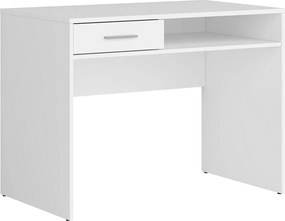 Birou NEPO PLUS, alb, PAL laminat, 100x59x76 cm
