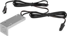 Întrerupător dimabil de colț Bord GTV pentru bandă LED, 36-72W, 12-24V, IP20, gri, cablu 2 m 72 W, 24 V, 2 m, Gri
