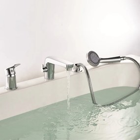 Baterie cada-dus Inter Ceramic monocomanda crom lucios cu set de dus