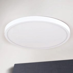 Plafoniera LED moderna design slim Lero 60cm alba