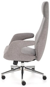 Scaun de birou Kevin stofa gri cenusiu H125 cm