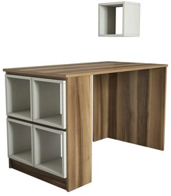 Masă PC Babar (Nuc + Crem). 1088231